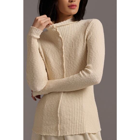 NWT Anthropologie T.La Ribbed Turtleneck - XL - Picture 4 of 8
